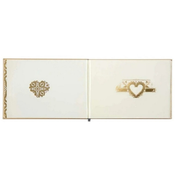 ❤️BUY 2 GET 1 FREE  Christian Lacroix Gold Embossed Paseo Guest Book - Picture 3 of 13